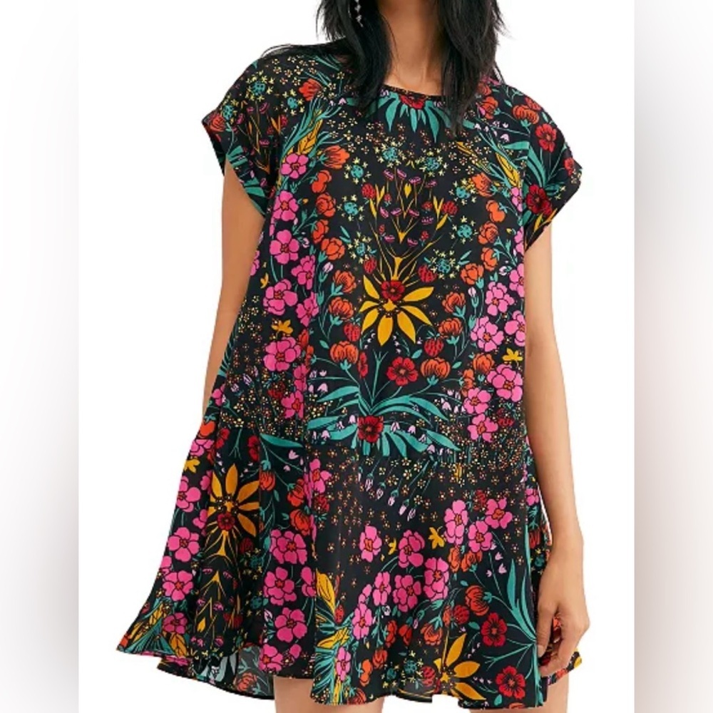 Free People Strawberry Fields Mini Dress Size XS